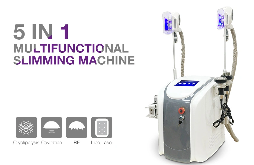 Hot Sale 5in1 RF Lipo Laser Cryolipolysis Cool Shaping Machine