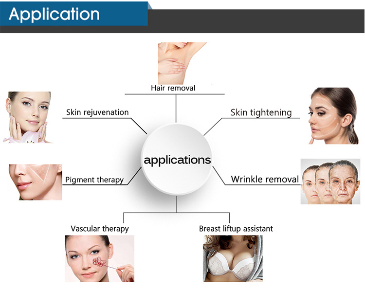 Elight RF IPL Beauty Equipment (IPL+RF) Permanent Hair Removal Machine