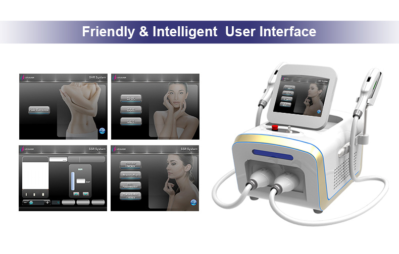 Hottest IPL/Shr/Opt/Elight Multifunctional Machine Dpl Fast Hair Freezing Point Painless Hair Removal Machine