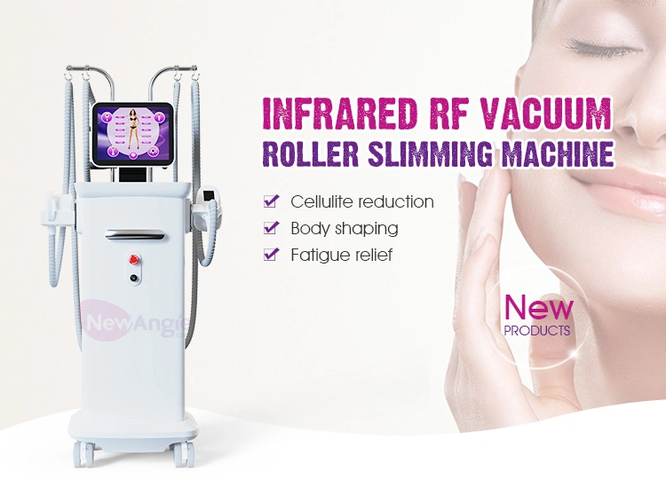 Professional Weight Loss RF Vacuum Roller Machine Striae Gravidarum Reduction RF Dermabrasion for Facial