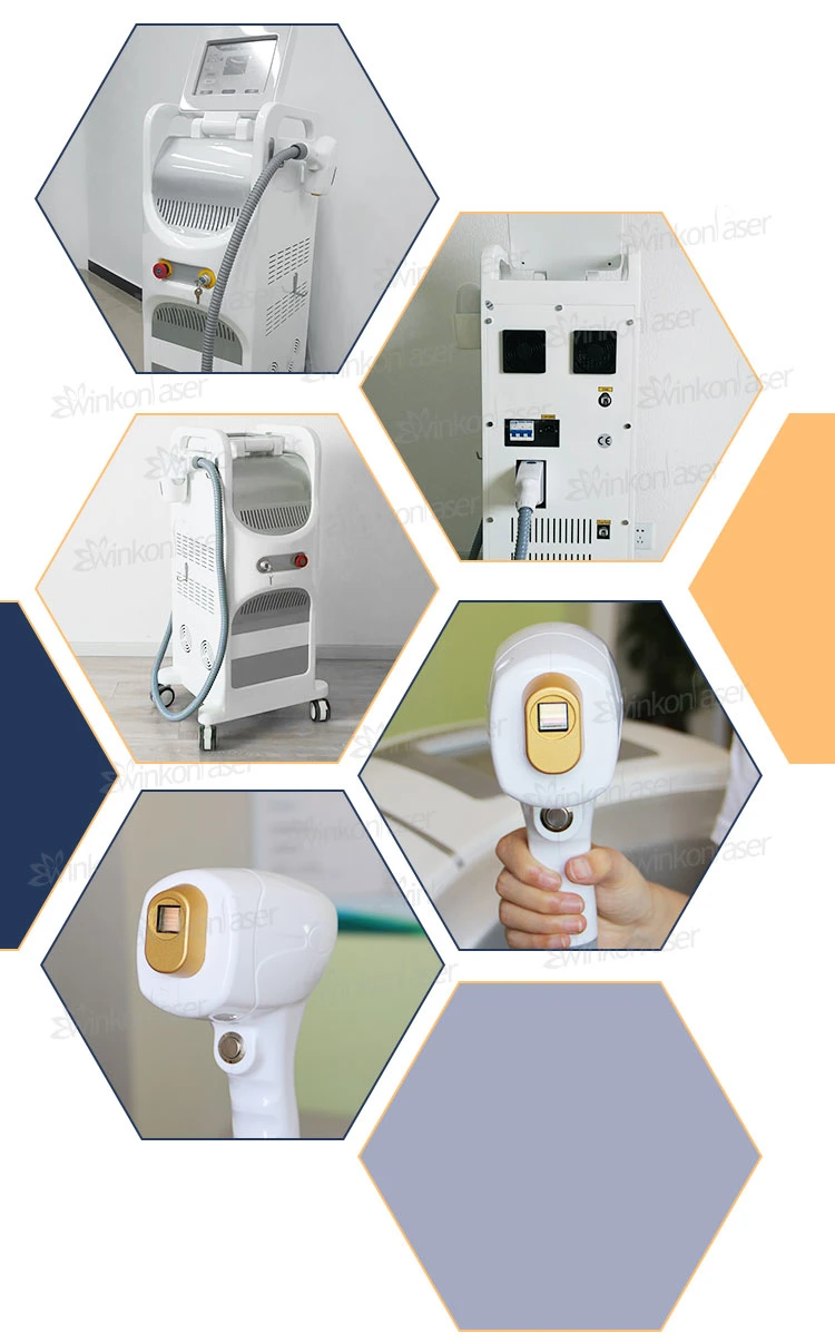 Best Price 755nm Alexandrite Laser 808nm Hair Removal Diode Laser 1064nm YAG Laser with Tga