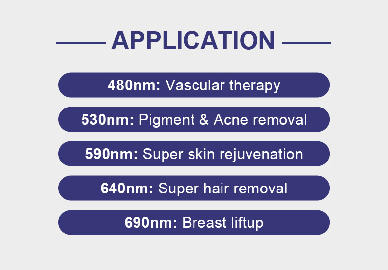 2021 Fast Moving Treatment IPL Shr Opt Machine for Hair Removal and Wrinkle Removal