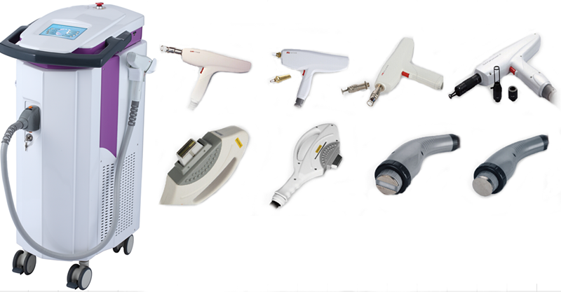 8 in 1 Multifunctional Laser Beauty Machine IPL RF YAG Laser Machine (HS-900)