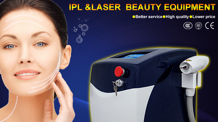 Multifunction IPL RF Elight Q-Switch ND YAG Laser Machine for Hair Removal and Tattoo Removal