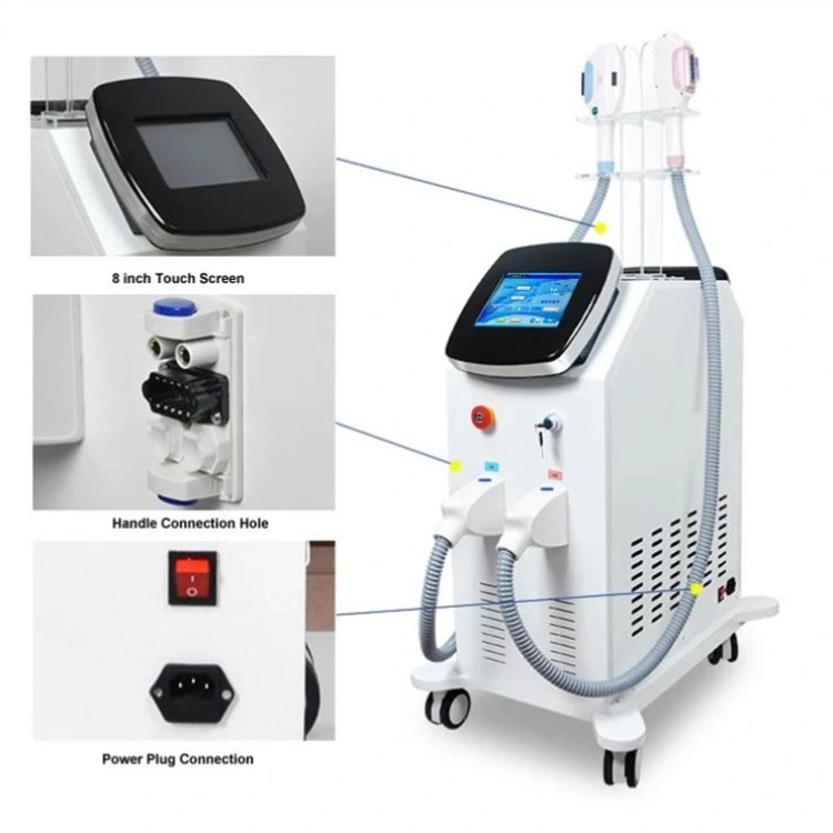 Vertical Double Shr Opt IPL Hair Removal Instrument for Beauty Salon