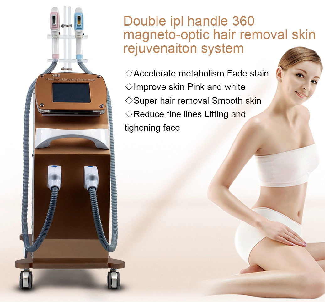 2 in 1 360 Magneto-Optic Opt IPL Hair Removal Skin Care Machine