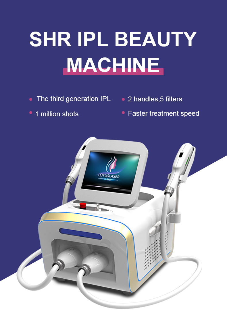2021 Fast Moving Treatment IPL Shr Opt Machine for Hair Removal and Wrinkle Removal
