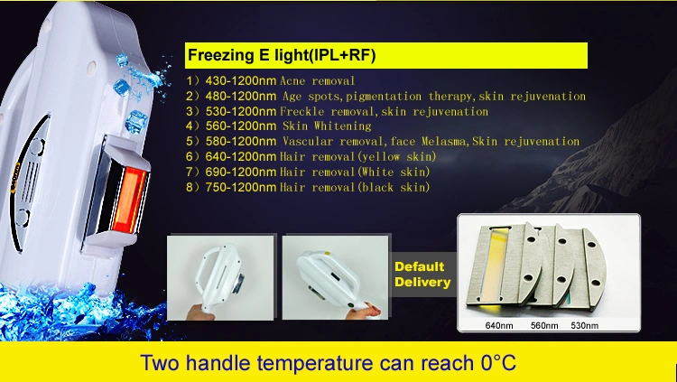 IPL Shr Machine with Big Spot Size The Newest E-Light Hair Removal Machine/IPL+RF (Elight)
