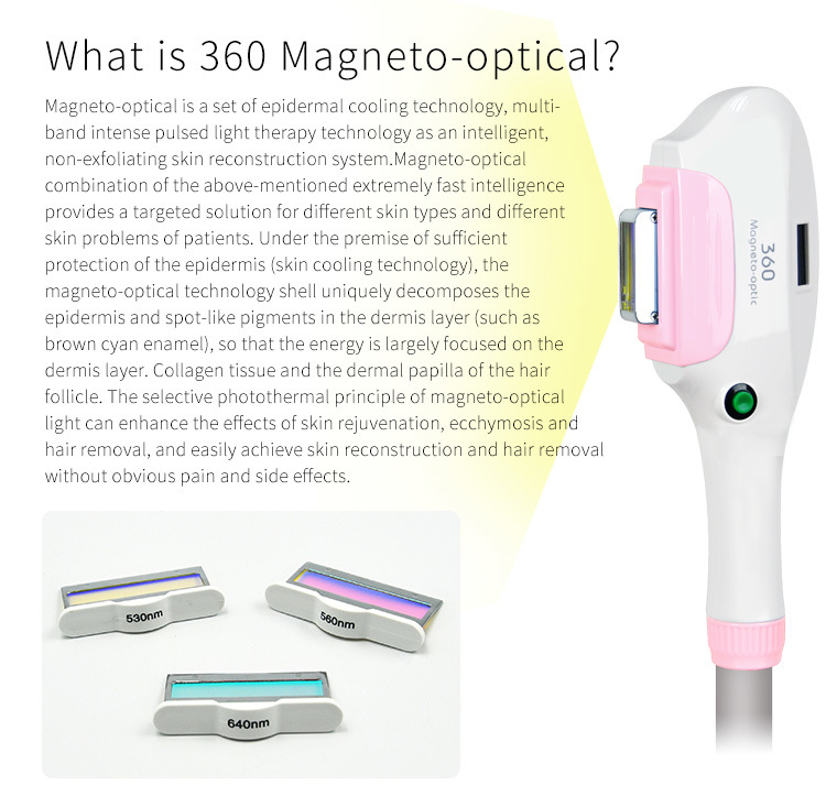 IPL RF ND YAG Laser Machine Opt Shr Hair Removal Beauty Machine 2 in 1