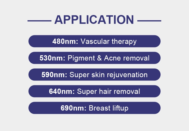 Hottest New Technology Cool Permanent Body IPL/Shr/Opt Elight Hair Removal Skin Rejuvenation YAG Laser Equipment
