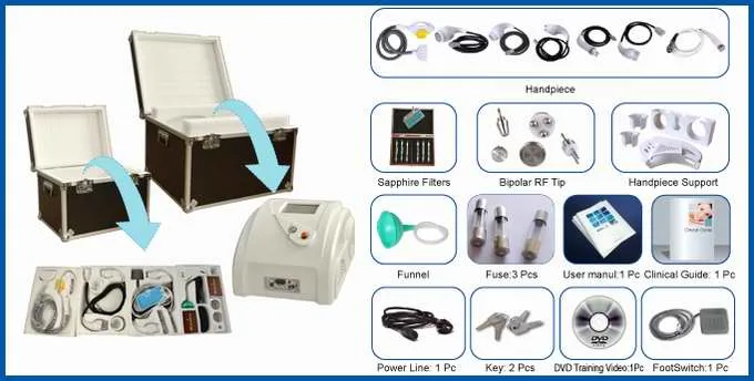 RF Ultrasonic Cavitation Equipment with IPL Elight Hair Removal