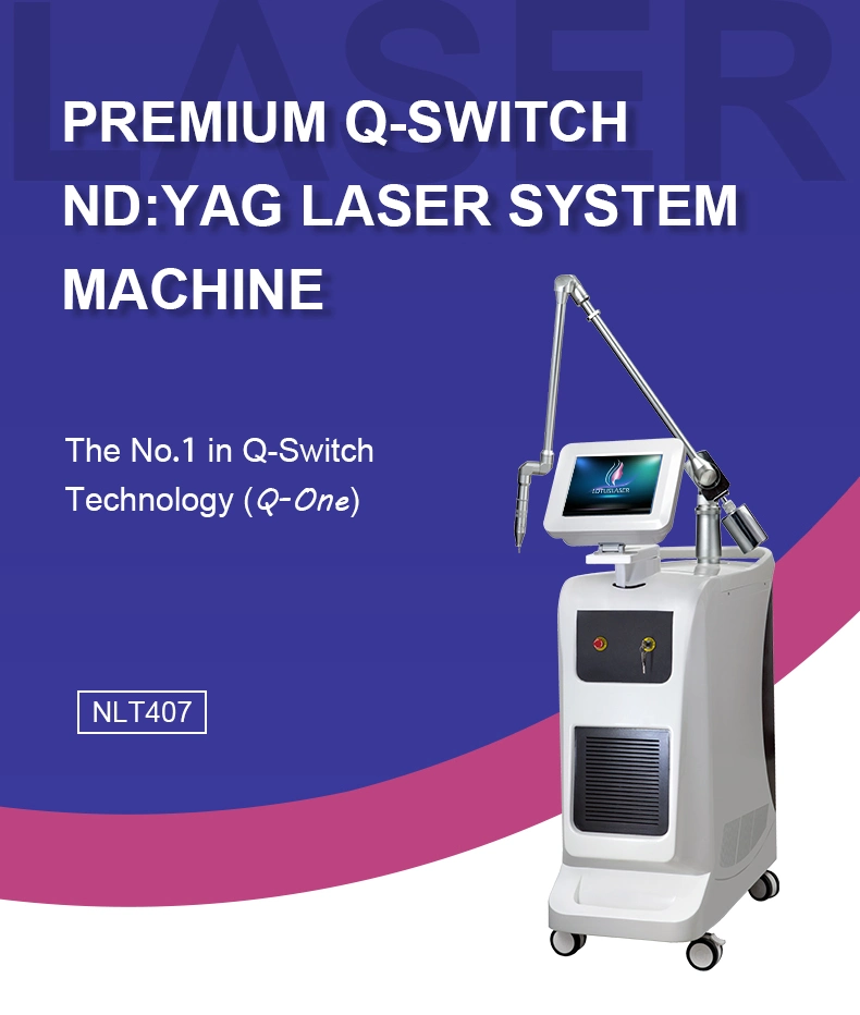 Hottest Professional Effective Tattoo Removal Machine Q Switch ND YAG Laser Beauty SPA Device for Sale