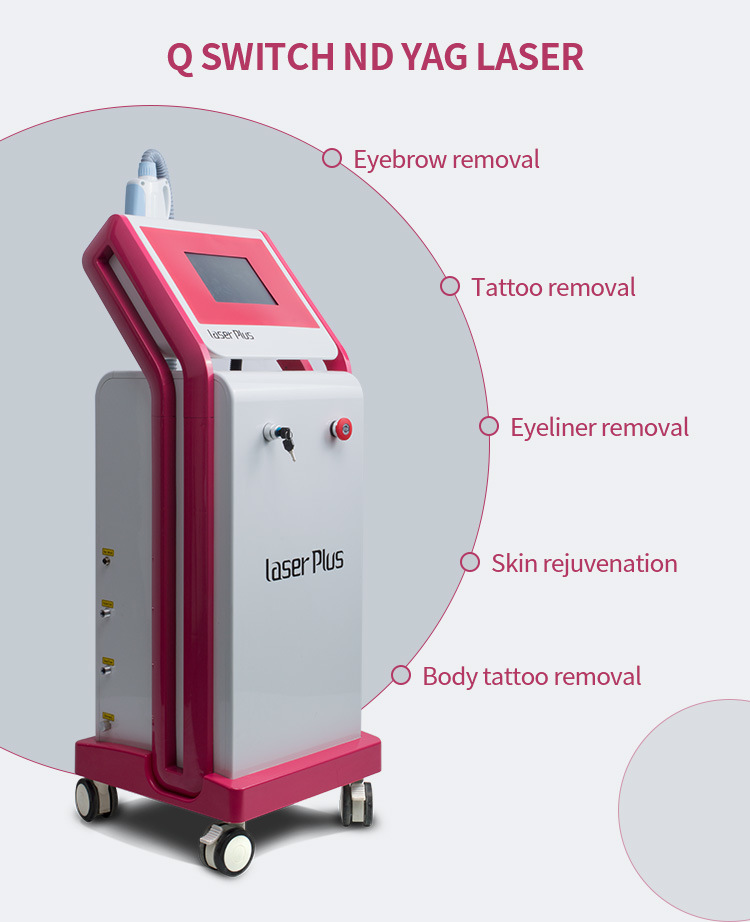ND YAG Laser Permanent Tattoo Removal Freckle Removal Laser Beauty Equipment