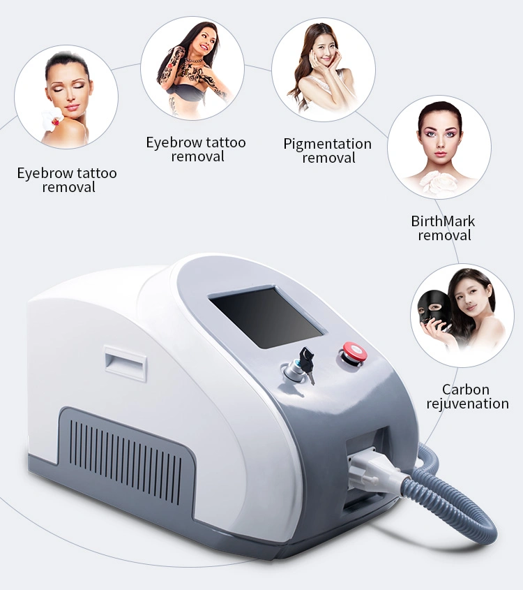 Best Effective ND YAG Laser Tattoo Removal Q-Switched Laser Beauty Salon Equipment