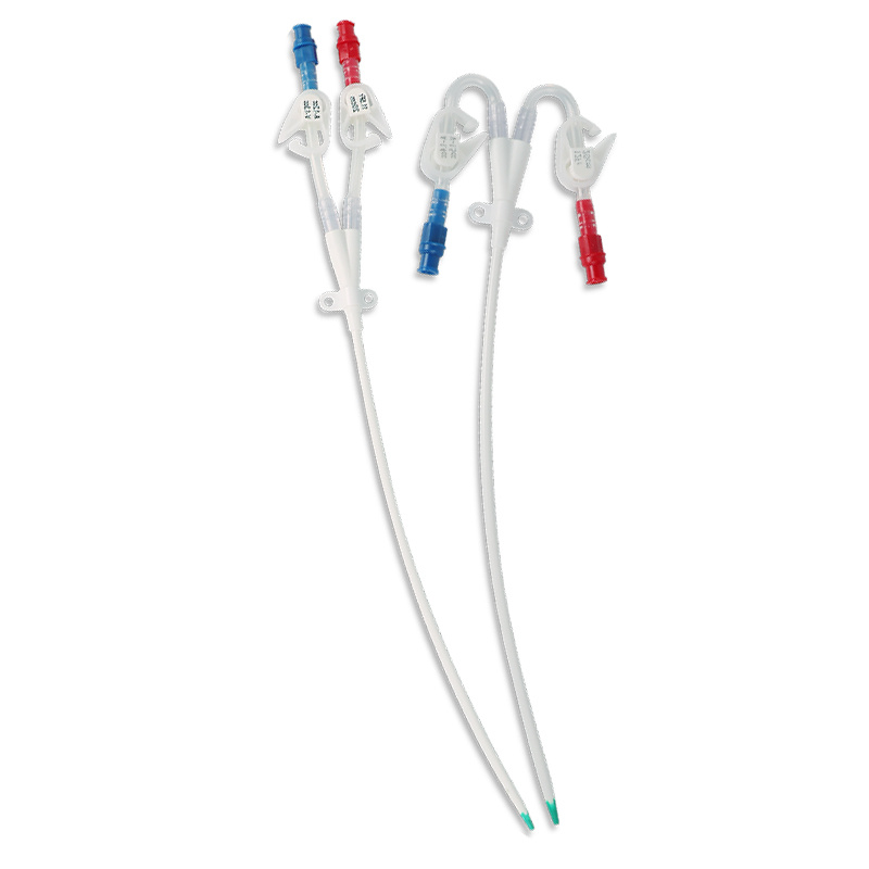 Disposable Double Lumen Hemodialysis Dialysis Catheter