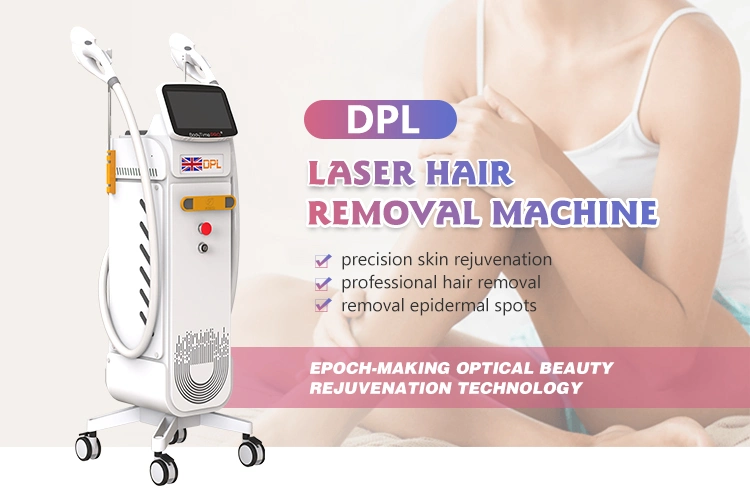 Dpl Laser IPL Hair Removal Device CE Approved Aesthetics Clinic Use Permanent Hair Removal Tighten Pores