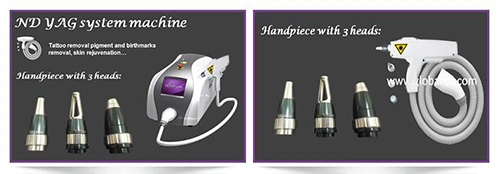 Laser Pigment Therapy / Q Switch ND YAG Laser Tattoo Removal Equipment