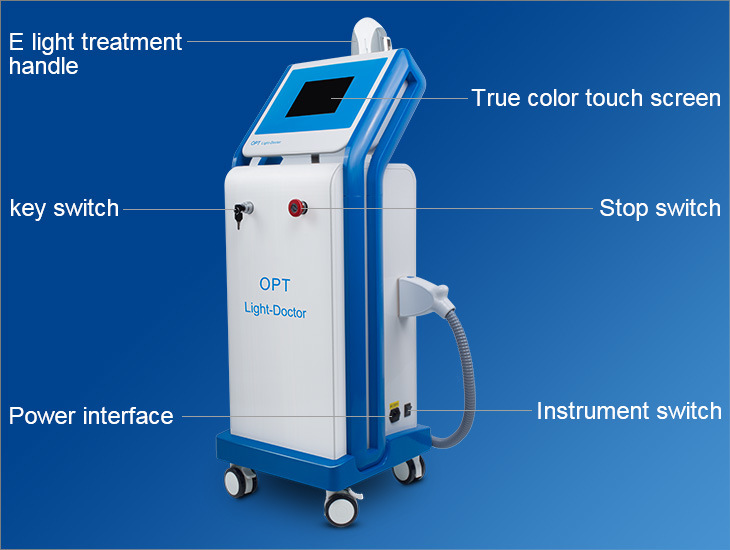 Sume Professional Shr E Light IPL/Opt Hair Removal Freckle Removal Salon Beauty Equipment