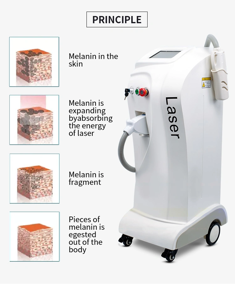 Professional Effective 1064nm ND YAG Laser Tattoo Removal Skin Care Device