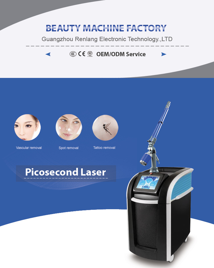 Professional Picosecond Pico 755nm Laser Tattoo Removal Machine