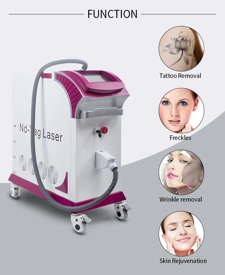 ND YAG Laser Q Switch Laser Pigment Remover Tattoo Removal Beauty Salon Equipment