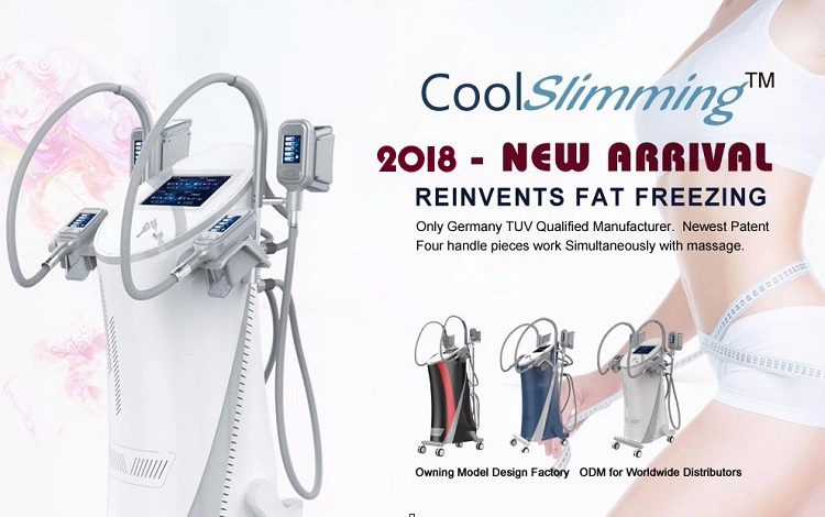 Ce / FDA Approved Cryolipolysis Cool Tech Cryolipolysis 4 Cryo Handles Cryolipolysis Body Shaping Slimming Machine
