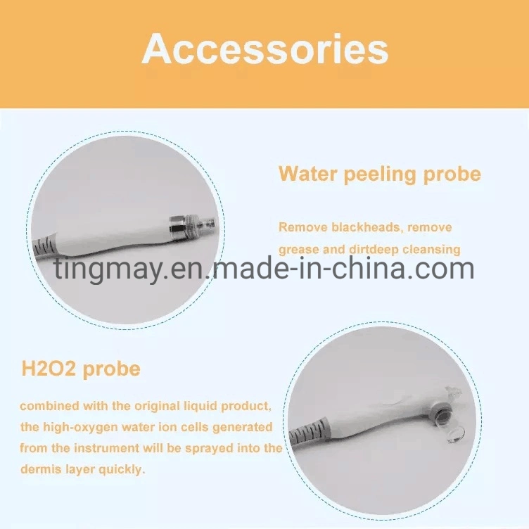 6 in 1 Oxygen H2O2 Water Jet Facial Cleaning Device