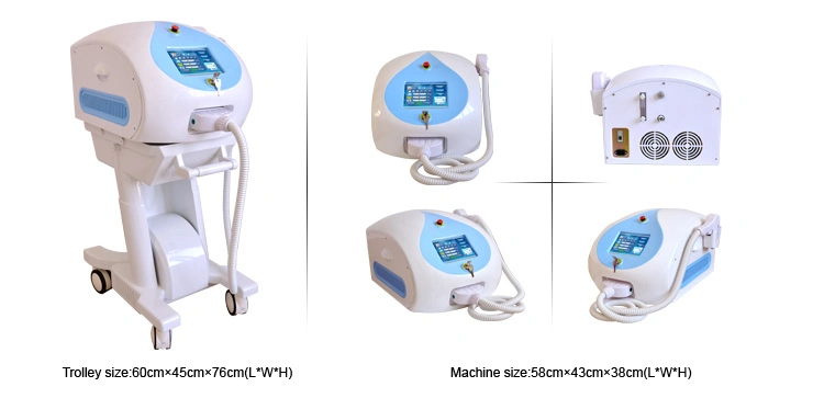 Portable Permanent 810nm Diode Laser Hair Removal Diode Laser Machine
