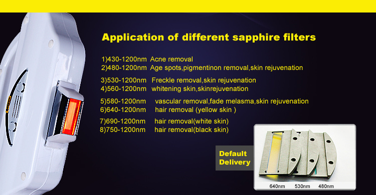 Multifunction IPL RF Elight Q-Switch ND YAG Laser Machine for Hair Removal and Tattoo Removal