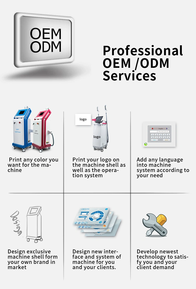 Painless Q-Switch ND YAG Laser Tattoo Removal Equipment Medical Equipment