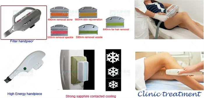New Style Imported Xenon Lamp Aft IPL Shr / Shr IPL Opt Hair Removal Machine