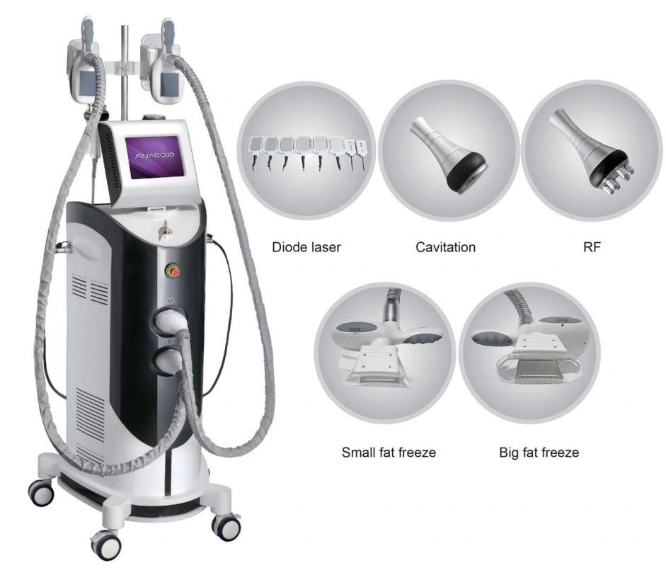 Freezing Fat Reduction Beauty Machine Cryotherapy RF Cavitation Diode Laser Slimming Use System