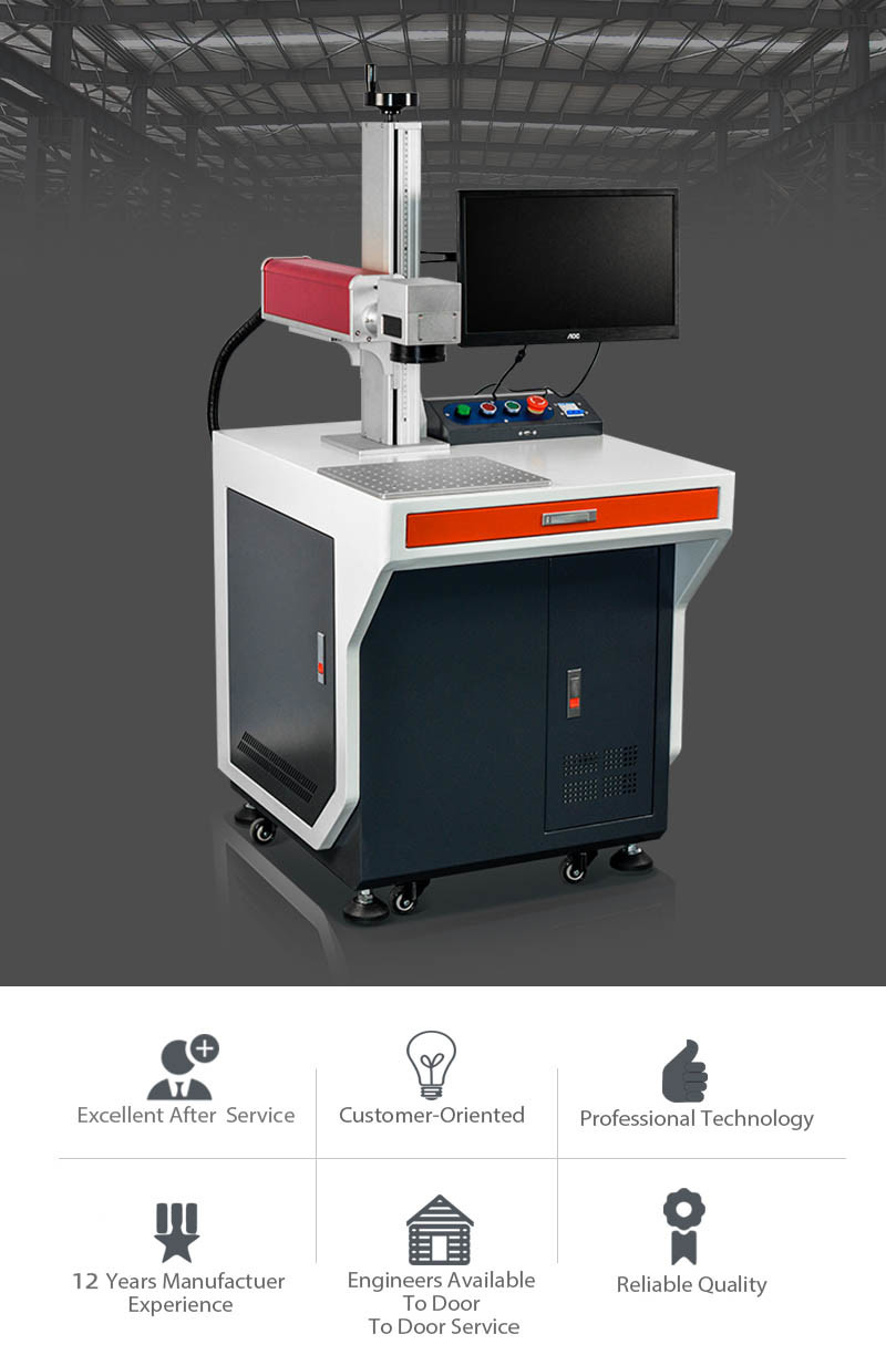 50 Watt YAG Laser Engraver Medical Packaging Laser Marking Machine