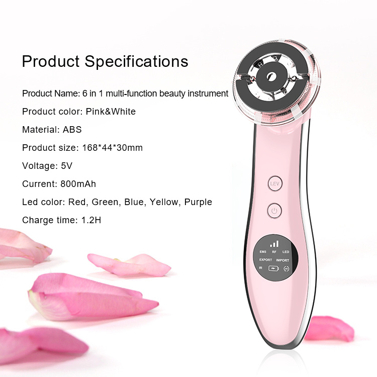 RF-18 USB 6 in 1 RF Facial Multifunction Beauty Machine