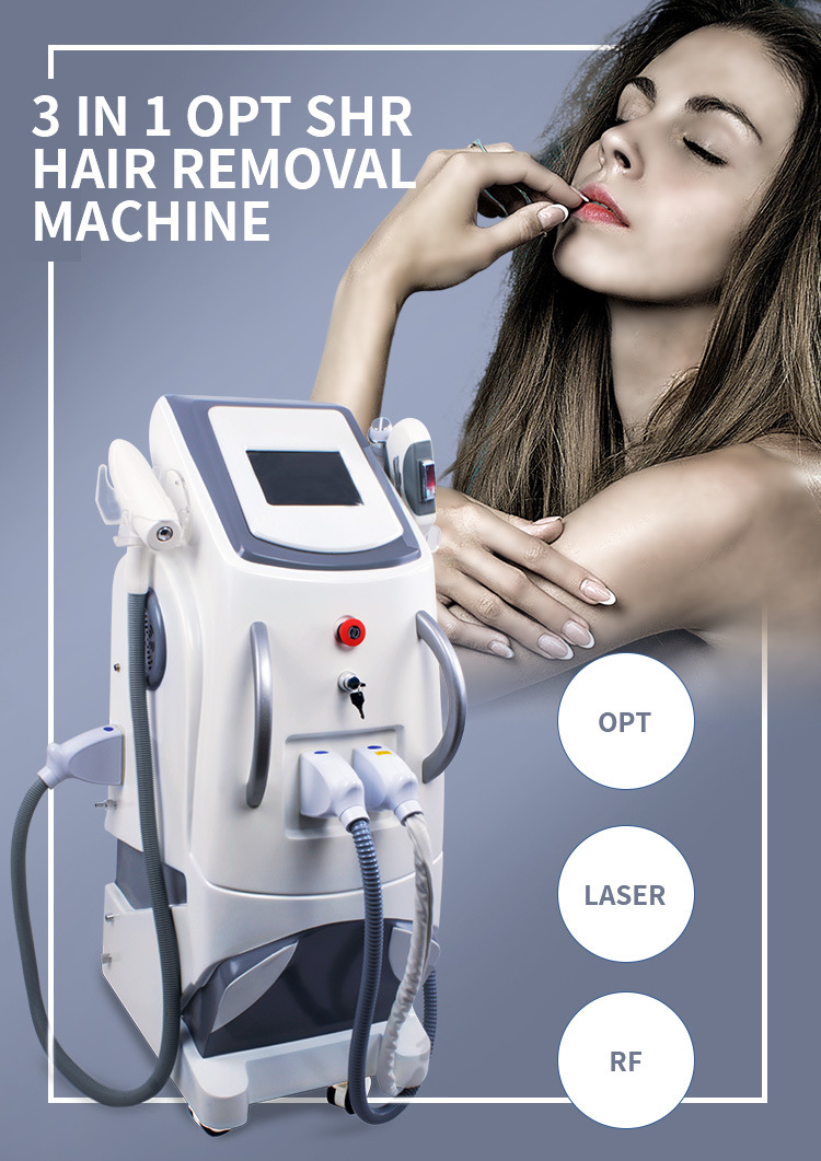 Certifications Multi-Functional Laser RF IPL Facial Lifting Skin Care Hair Removal Beauty Equipment