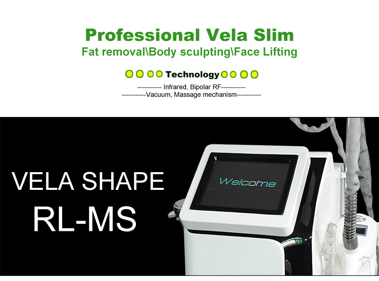 5 Handles Velashape Machine Cavitation RF Roller Facial Vacuum Machine