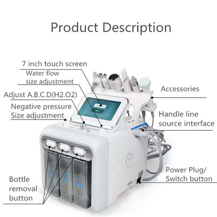 Multifunction Beauty Water Demarbrasion Oxygen Facial Machine for Skin Care (F88)