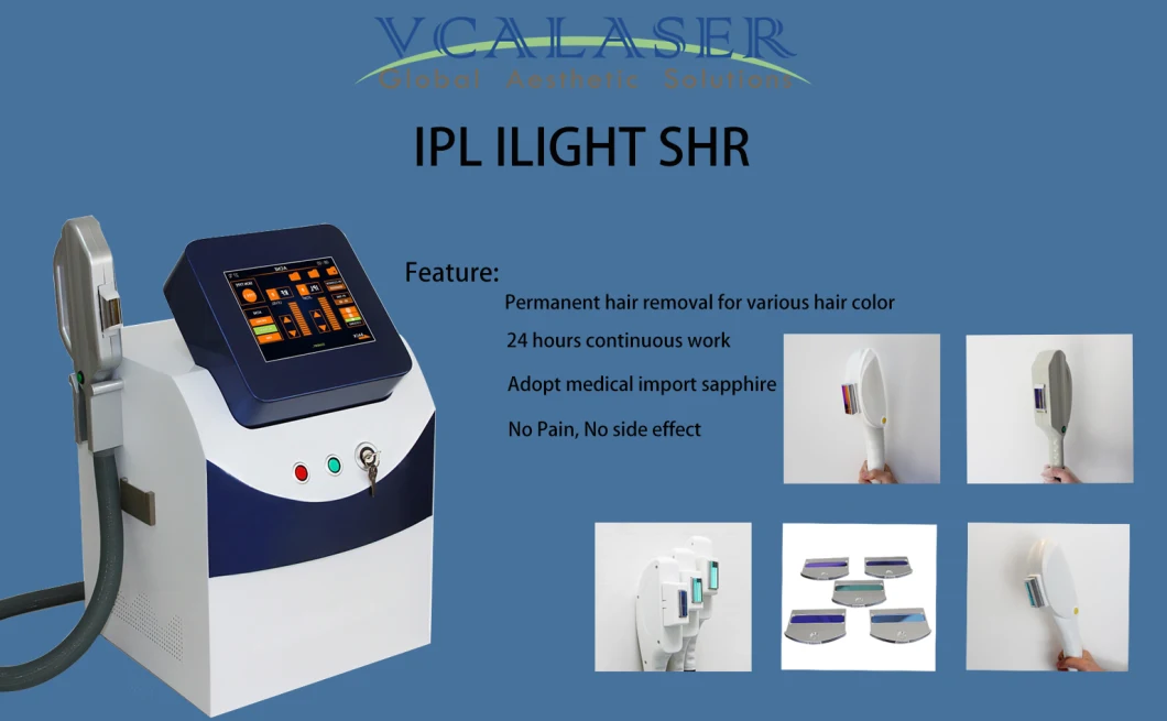 Pain Free Hair Removal Shr IPL Machine with Two Year Warranty
