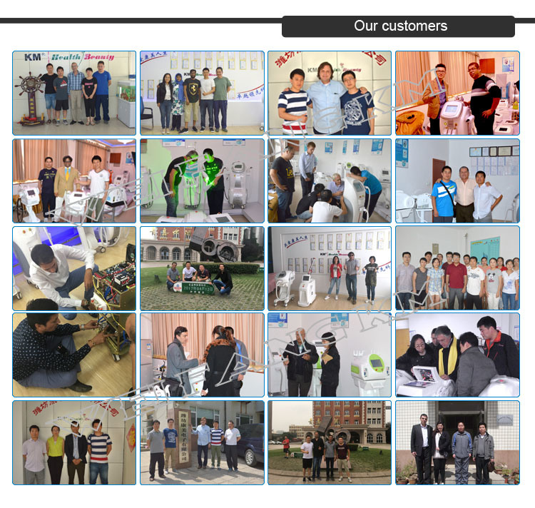 Weifang Km Multifunction Slimming Cavitation RF Machine with ND YAG Laser IPL Elight RF
