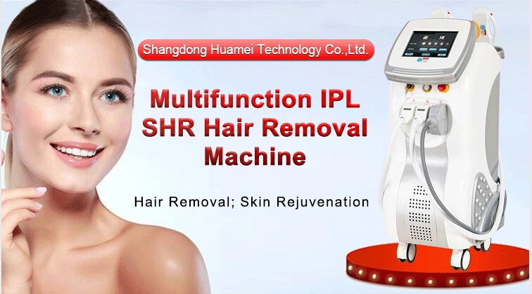 Huamei Q Switch Shr IPL RF Elight ND YAG Laser Device for Hair Removal Machine Tattoo Removal IPL