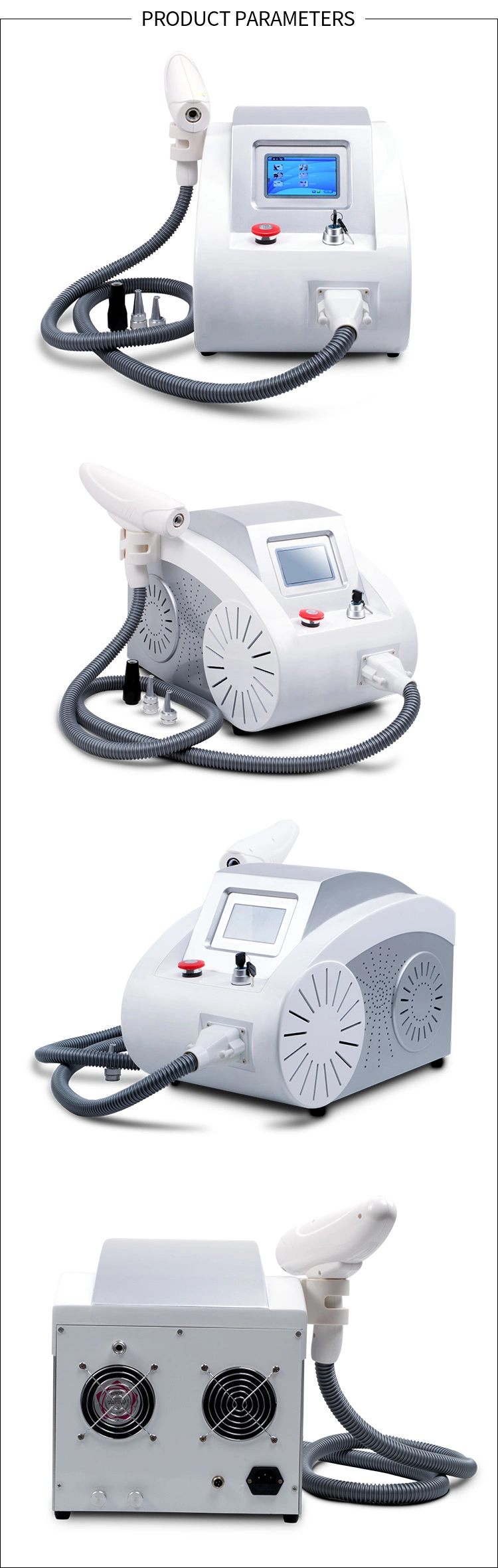 Q Switched ND YAG Laser Beauty Machine Tattoo Removal Eyebrow Lipline Pigmentation Remover Beauty Salon Equipment