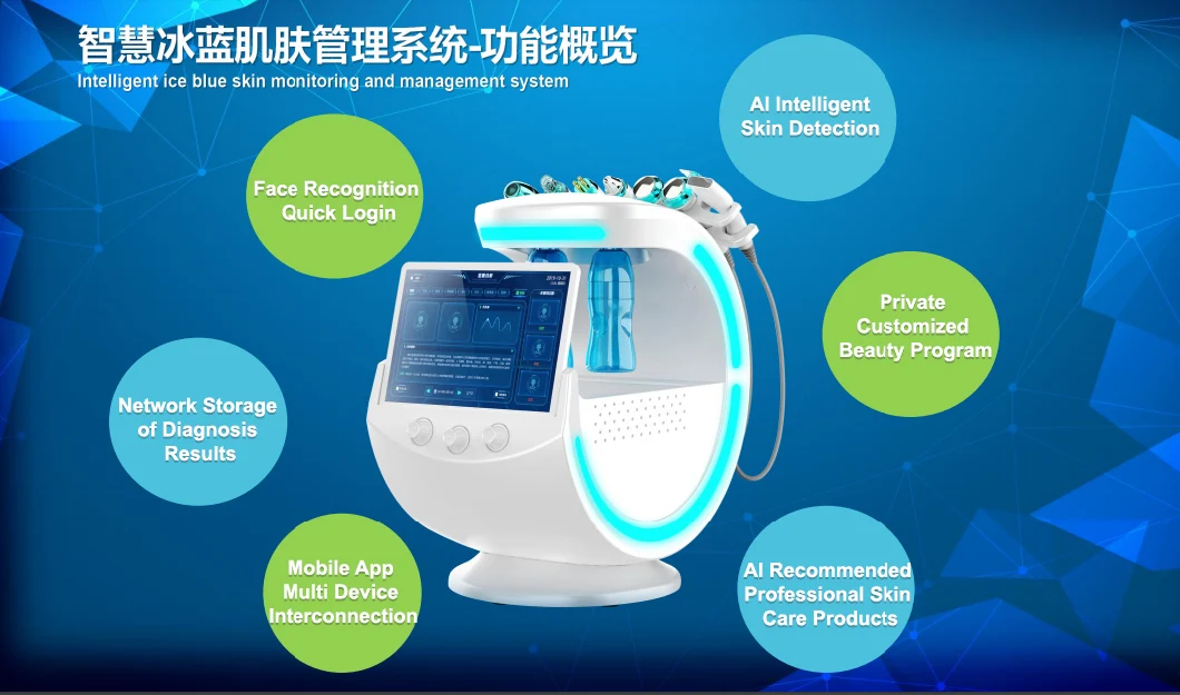 Popular Facial Deep Clean Oxygen Jet Peel Hydra Facials Microdermoabrasion Beauty Device