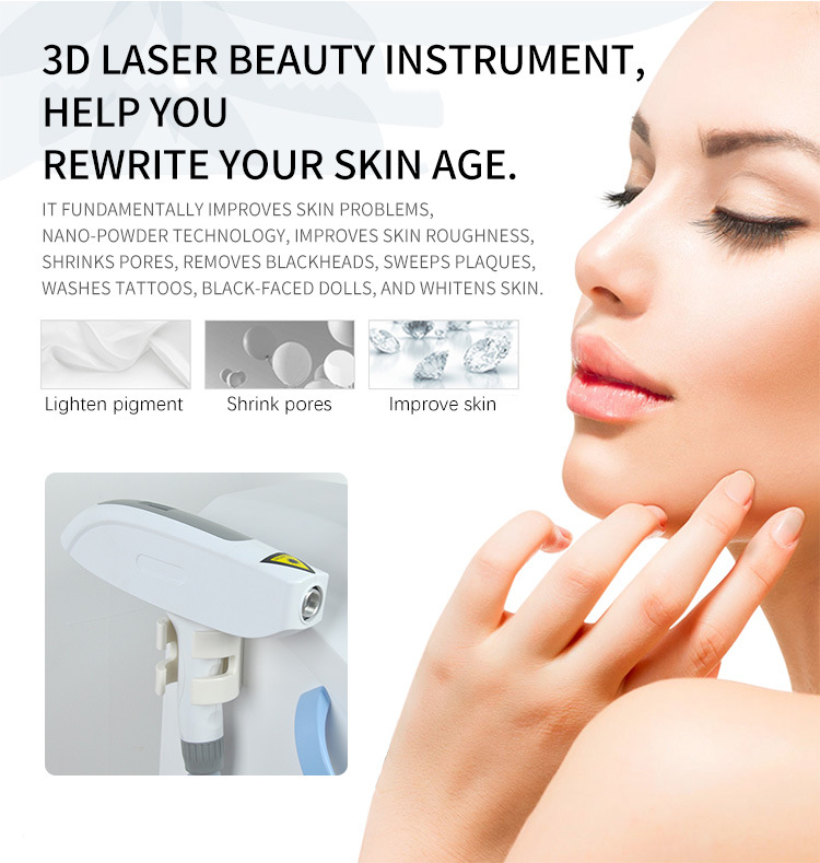 IPL RF ND YAG Laser Machine Opt Shr Hair Removal Beauty Machine 2 in 1