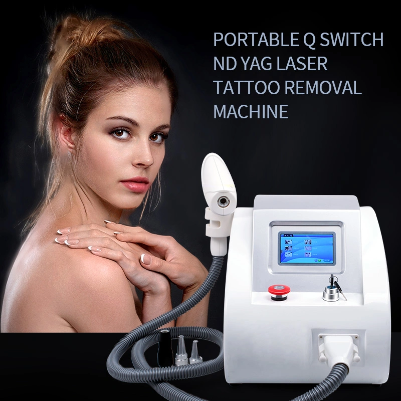 Q Switched ND YAG Laser Beauty Machine Tattoo Removal Eyebrow Lipline Pigmentation Remover Beauty Salon Equipment