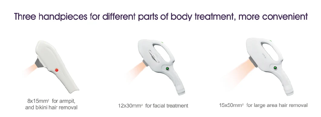 Newest 3 Handpiece Shr IPL Machine