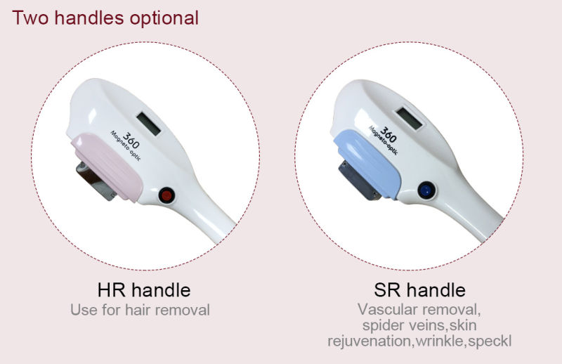 2020 New Trend Two Handles Opt Shr IPL ND YAG Laser Machine for Hair Remover Skin Rejuvenation