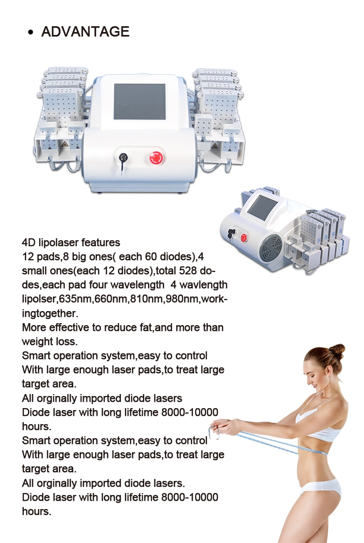 Laser Lipo Slimming Machine for Body Shape Slimming Machine