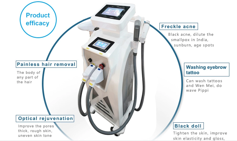 Opt IPL ND: YAG Laser Hair Removal Tattoo Removal Beauty Machine