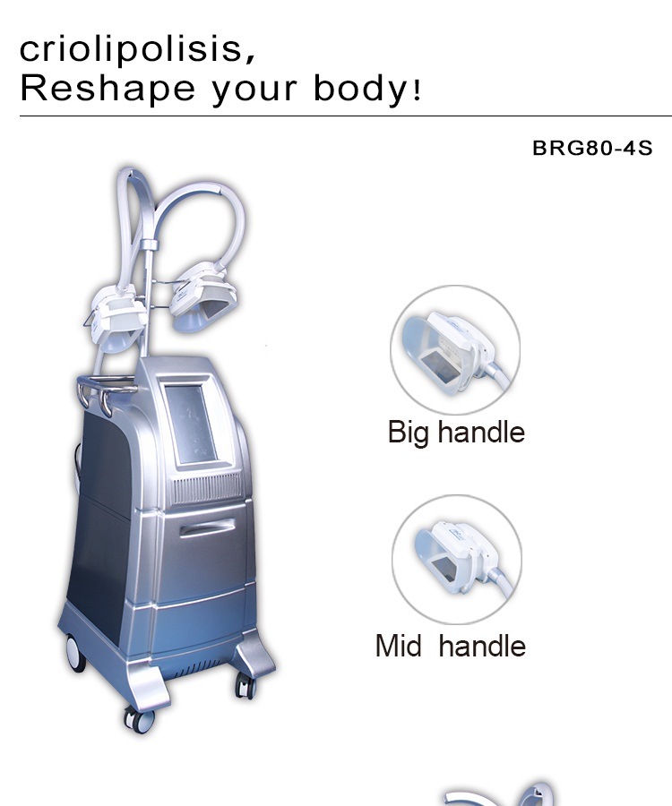 4 Handles Vacuum Suction Fat Freezing Slimming Machine