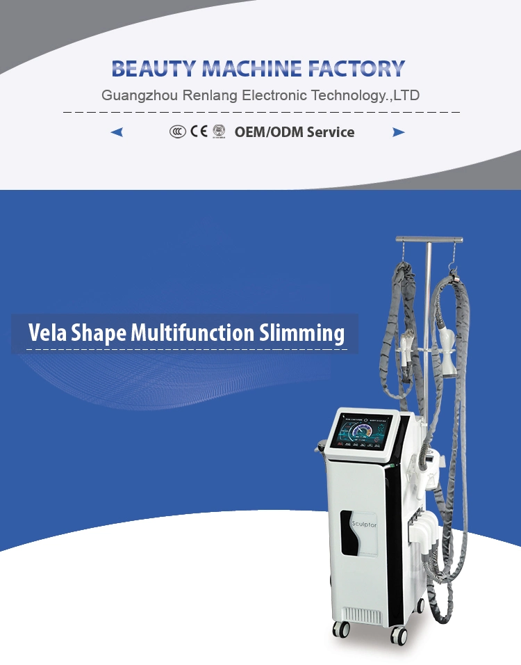 2019 Vacuum Roller RF Vacuum Cavitation Machines for Body Slimming Velashape Machine